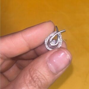 Elegant Silver Teardrop Pendant